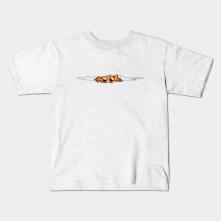 Peekaboo cat. Kids T-Shirt